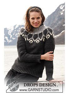 Trui in noors patroon