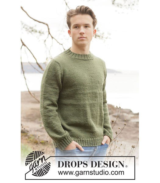 Breipatroon herentrui met Europese pas van Drops Karisma