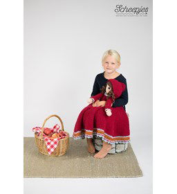 Roodkapje gemaakt van Scheepjes Twinkle