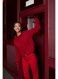 Damesvest met kabels