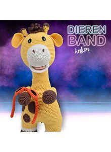 Knuffel Giraf met zonnebril