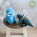 Haakpatroon Triceratops met jong