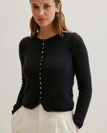 Vest met kleine knoopjes