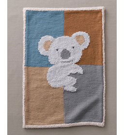 Babydeken gemaakt van Phildar Phil merinos 6