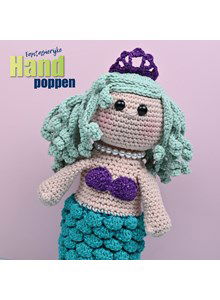 Handpop Zeemeermin met kroontje