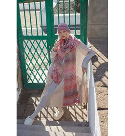 Sjaal in fantasiepatroon