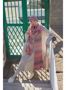 Sjaal in fantasiepatroon