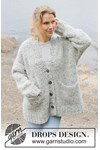 Breipatroon Frosty Dream Cardigan van andere kant