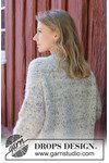 Breipatroon Frosty Dream Cardigan van andere kant