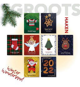 Applicaties kerstkaarten gemaakt van Durable Glam