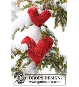 Hart gemaakt van Drops Merino extra fine