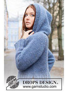 Korte damestrui met capuchon