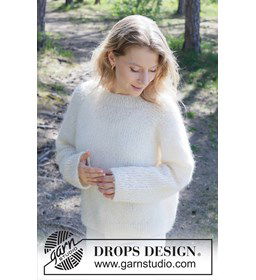 Dove Feather Trui gemaakt van Drops Melody