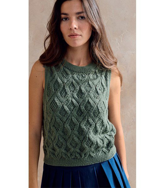 Breipatroon Spencer in zigzag patroon