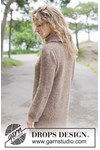 Breipatroon Autumn Walk Dress van andere kant