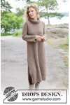 Breipatroon Autumn Walk Dress van andere kant