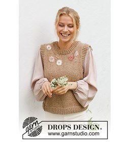 Dames spencer gemaakt van DROPS Soft Tweed