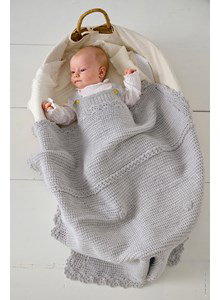 babydeken met sierrand