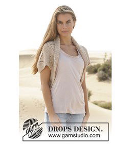 Bolero gemaakt van Drops Glitter en glimdraad