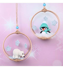 Winterse Ringen Haken gemaakt van Neuzen