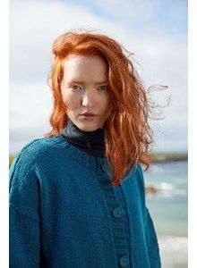 Lang damesvest met zakken