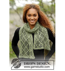 Dames Sjaal gemaakt van Drops Baby Merino