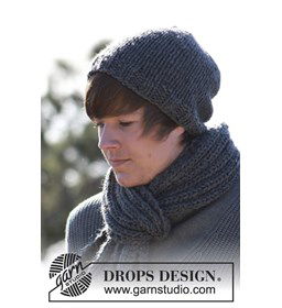 Herenmuts en sjaal gemaakt van Drops Andes