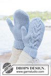 Breipatroon Frosted Bloom Mittens van andere kant