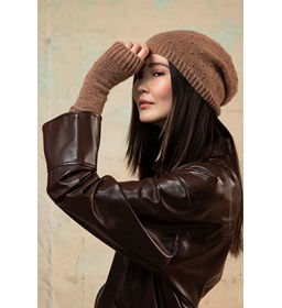 Oversized damesmuts gemaakt van Lang Yarns Cashmere Dreams