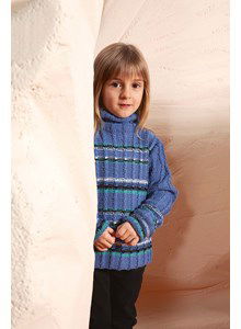 Kindertrui Minnie met streeppatroon