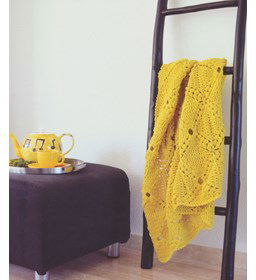 Deken gemaakt van DMC Natura medium