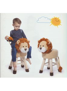 Haakpatroon leeuw gemaakt van Istex Lopi Lettlopi