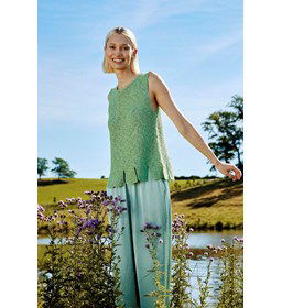 Damestopje met flapjes