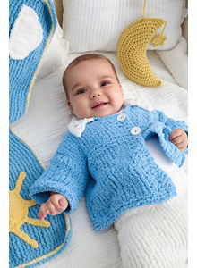 babyvest met gehaakt kraagje