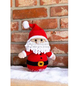 Gehaakte kerstman gemaakt van Decoratie en miniaturen