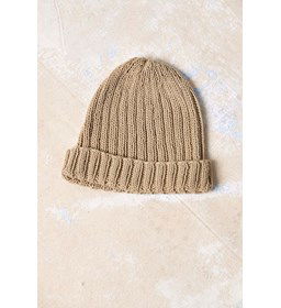 Babymutsje in boordsteek gemaakt van Lang Yarns Baby Cotton Naturally Colored
