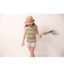 Topje gemaakt van Scheepjes Catona 50 - 100 gram