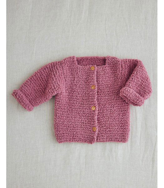 Breipatroon Babyvestje in ribbelsteek