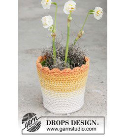 Bloempot gemaakt van Drops Paris