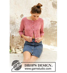 Dames vest gemaakt van knopen