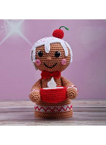 Peperkoekmannetje met lichtje