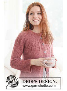 Damesvest met reliëfpatroon