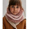 Snood met bont rand