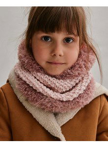 Snood met bont rand