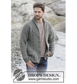 Herenvest gemaakt van Drops Lima