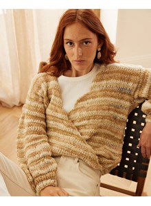 Wikkeltrui Gisele met streeppatroon nude