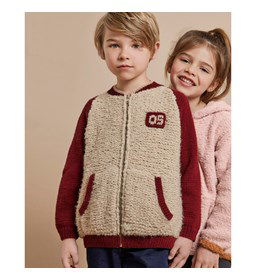 Jongensvest gemaakt van Rits deelbaar