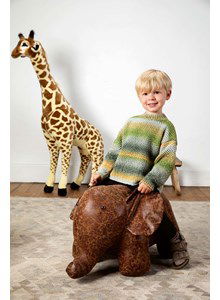 Kindertrui in netparelsteek