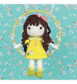 Pop April gemaakt van Scheepjes Softfun