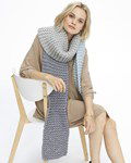 Breipatroon Sjaal Twiggy